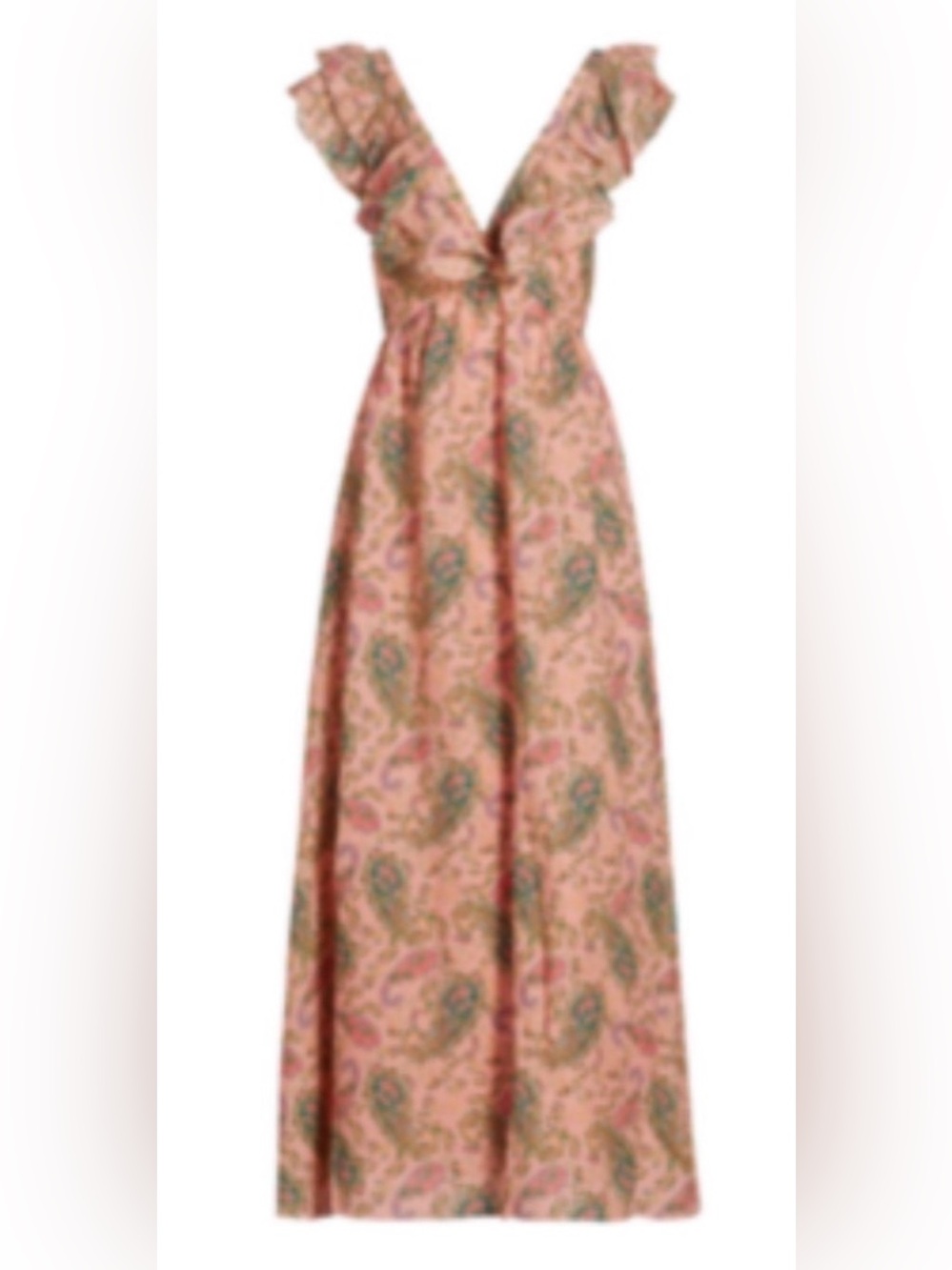 Kivari Women's Isha Ruffle Maxi Dress US4 UK8 AUS 8